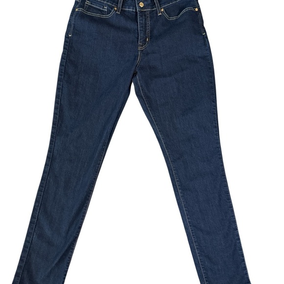 Signature by Levi Strauss Classic Blue Straight Leg Jeans - Picture 1 of 5